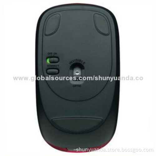 Fashionable portable notebook Wireless mouse, Reception range 25m, Number of Keys 4